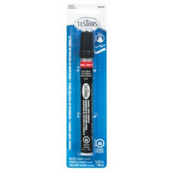 Testors 1/3Oz Blk Gls Marker 2547C